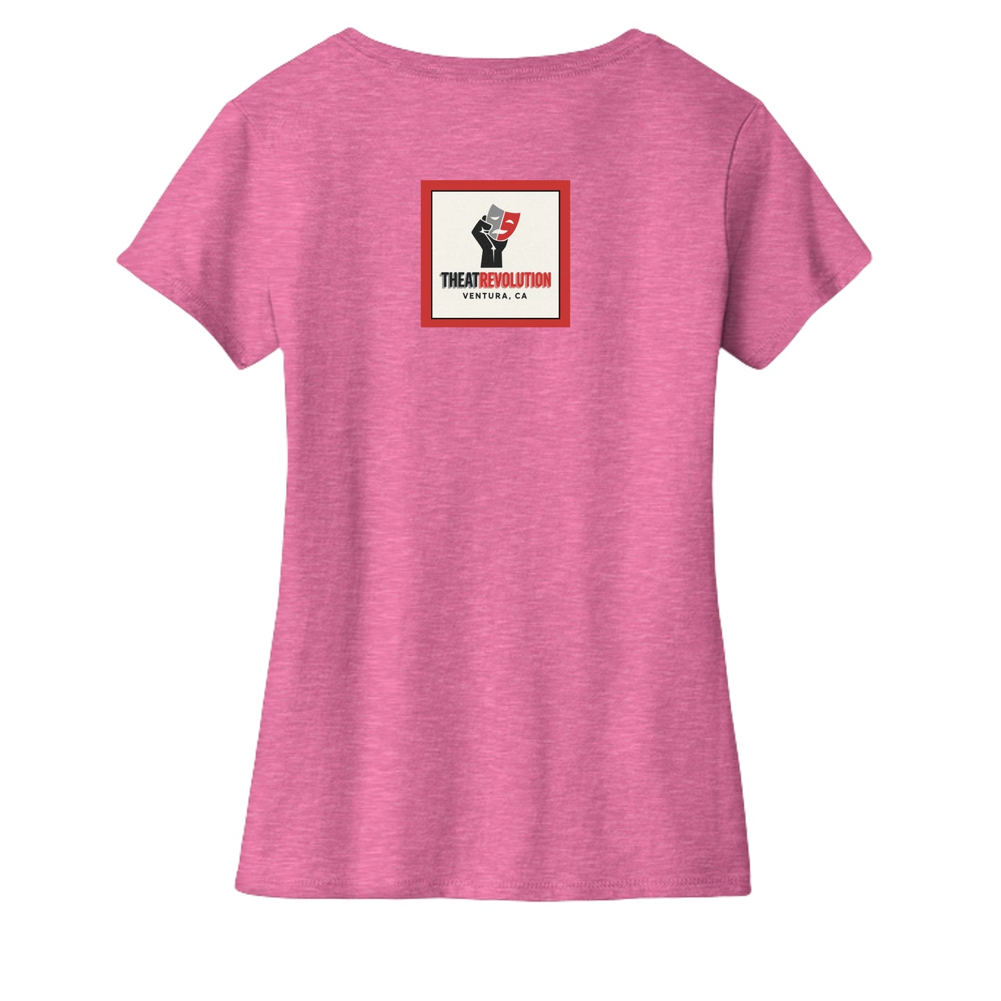 Neon Pink Heather - LPC455V - BACK
