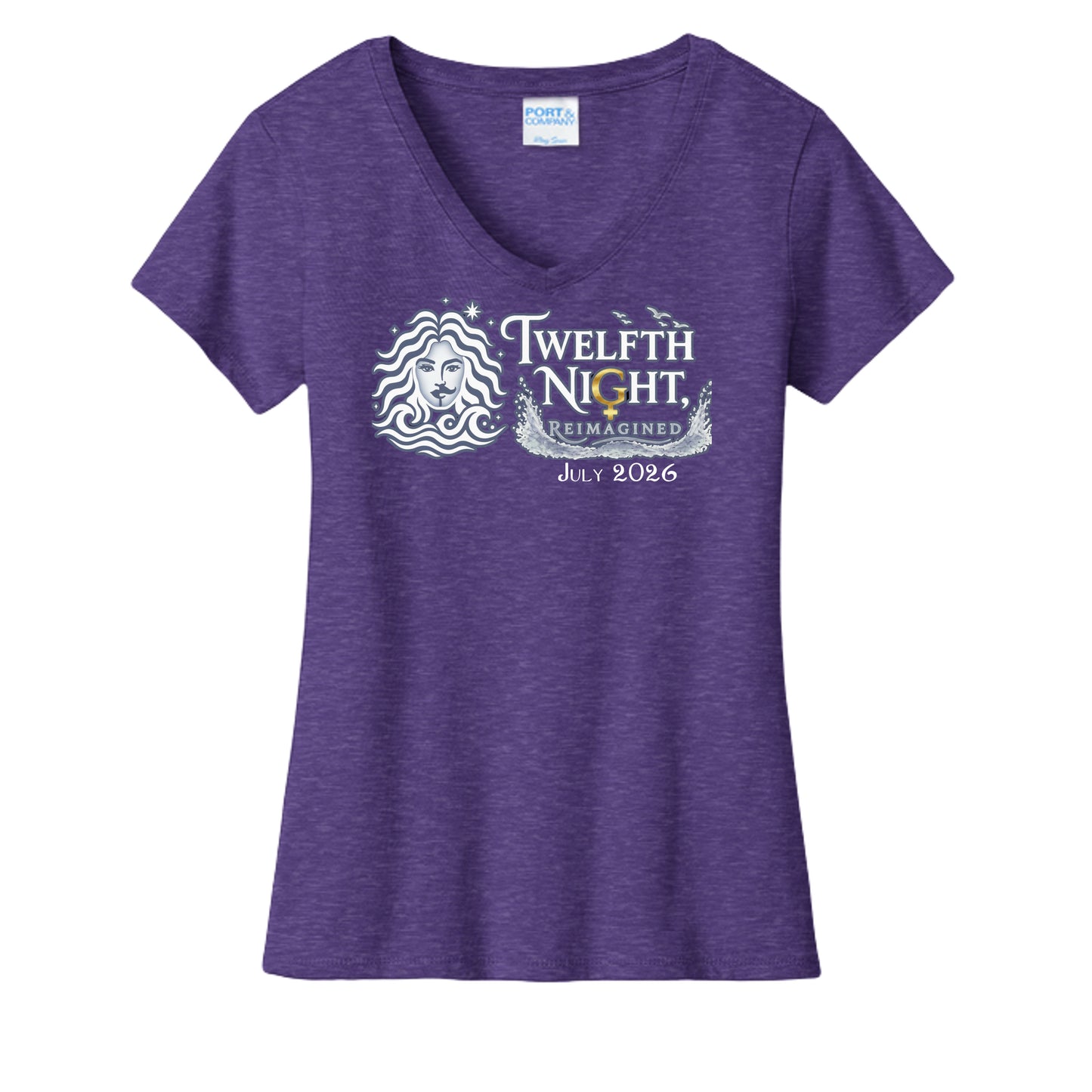 Team Purple Heather - LPC455V - FRONT